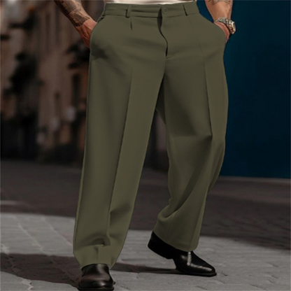⏳Time-Limited Special⏰Men's Casual Wide-Leg Pants – Breezy pleated front, easy pull-on style. Dress up or down for any summer day. A wardrobe essential. 👖🕊️