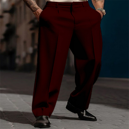 ⏳Time-Limited Special⏰Men's Casual Wide-Leg Pants – Breezy pleated front, easy pull-on style. Dress up or down for any summer day. A wardrobe essential. 👖🕊️