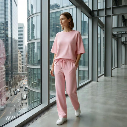 ⏳Time-Limited Special⏰Comfortable Casual 2-Piece Set with Sparkle Detail