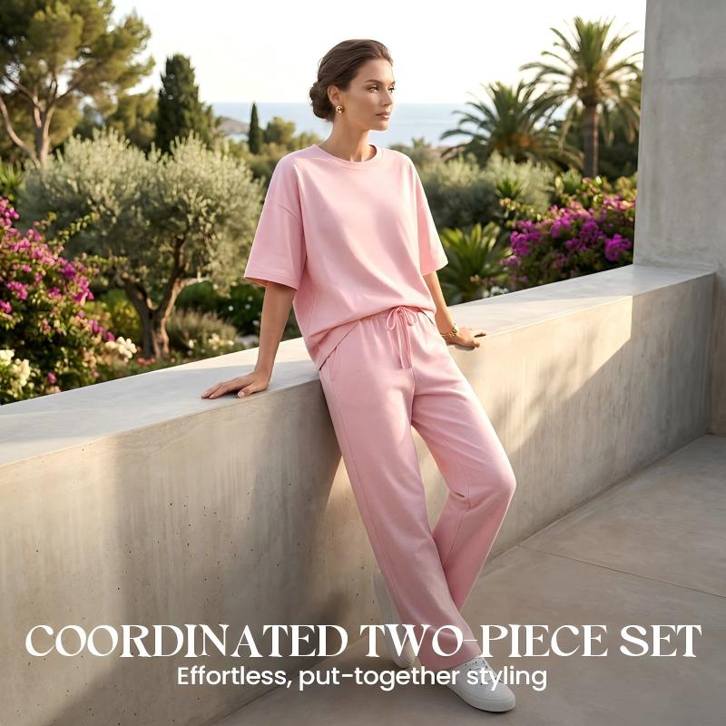 ⏳Time-Limited Special⏰Comfortable Casual 2-Piece Set with Sparkle Detail