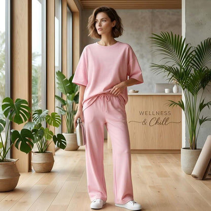⏳Time-Limited Special⏰Comfortable Casual 2-Piece Set with Sparkle Detail