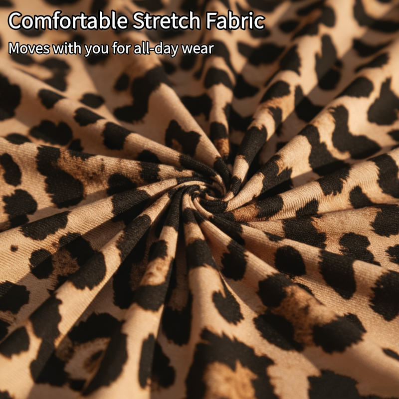 ⏳Time-Limited Special⏰Leopard Print Ruched Mini Dress – Soft stretch, tummy-flattering ruching. Chic print, playful length. Perfect for dinners or parties. 🐆✨