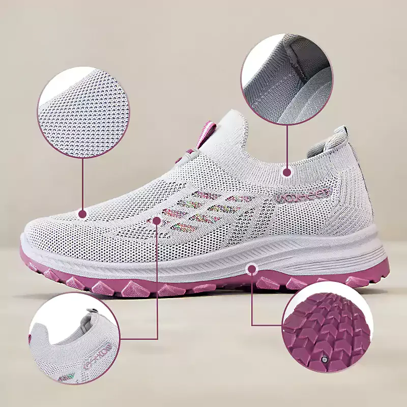 ⏳Time-Limited Special⏰Fly Knit Woven Orthopedic Arch Support Slip-on Shoes