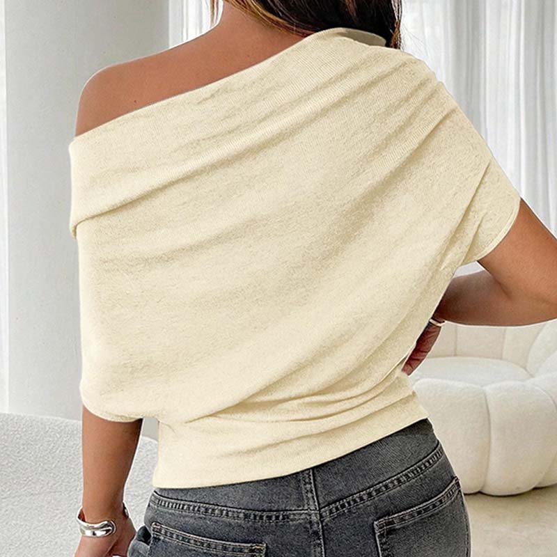 ⏳Time-Limited Special⏰Women's Asymmetrical Off-Shoulder Batwing Sleeve Top