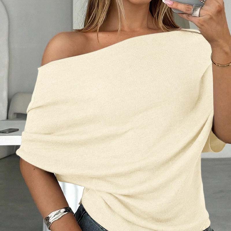 ⏳Time-Limited Special⏰Women's Asymmetrical Off-Shoulder Batwing Sleeve Top