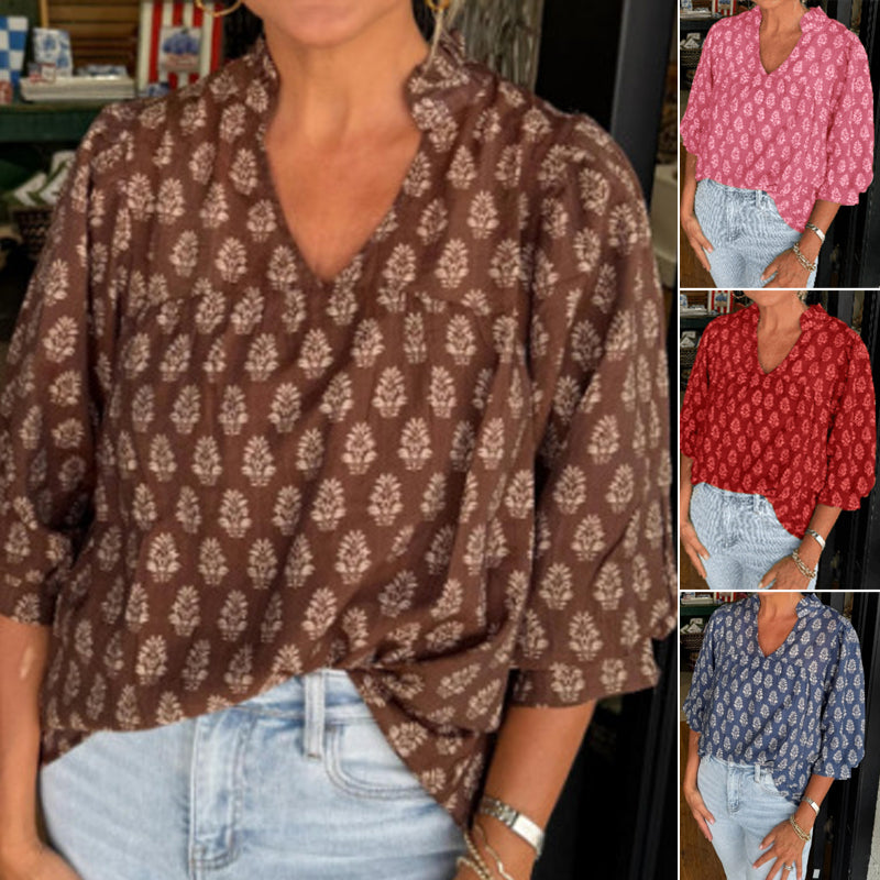 ⏳Time-Limited Special⏰Women's Casual Flowy Printed Top