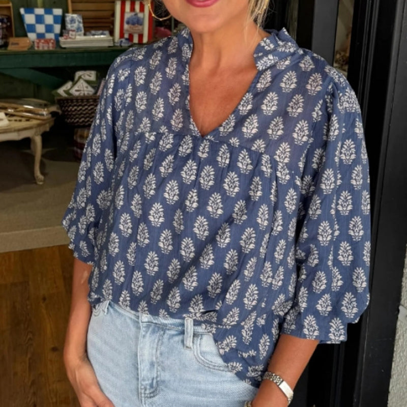 ⏳Time-Limited Special⏰Women's Casual Flowy Printed Top