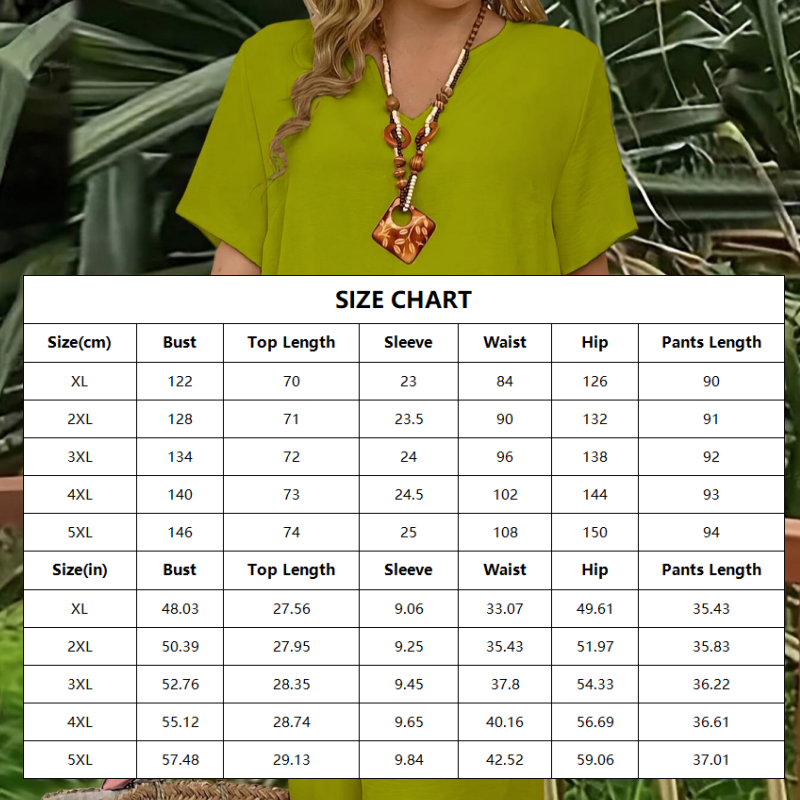 ⏳Time-Limited Special⏰Women's Casual Short Sleeve Top & Wide Leg Pants Set