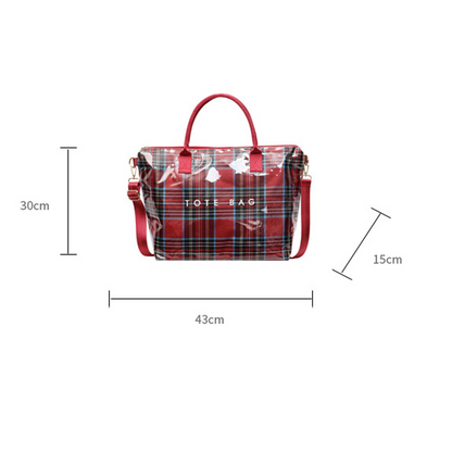 ⏳Time-Limited Special⏰Women's Plaid PVC Tote Bag
