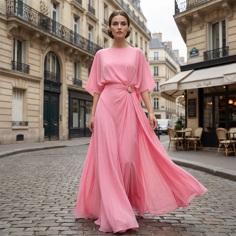 ⏳Time-Limited Special⏰Flowing Cape Sleeve Top & Wrap Pants Set ✨ Effortless Elegance