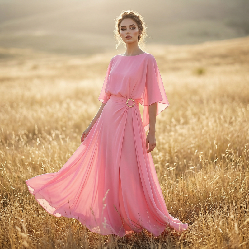⏳Time-Limited Special⏰Flowing Cape Sleeve Top & Wrap Pants Set ✨ Effortless Elegance