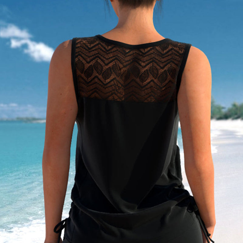 ⏳Time-Limited Special⏰Women's Printed Tankini Swimsuit – 2-Piece Tummy Control Set 🌸