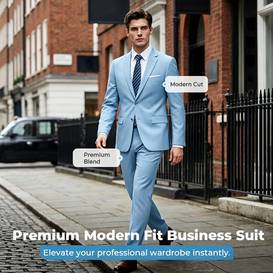 ⏳Time-Limited Special⏰Men's 2-Piece Modern Fit Business Suit Set