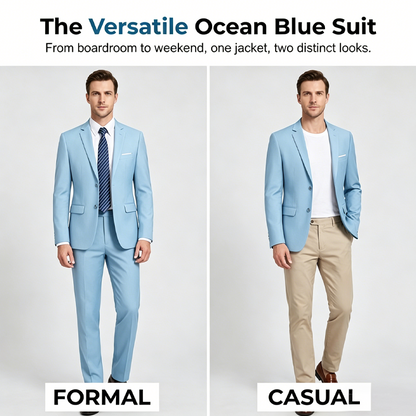 ⏳Time-Limited Special⏰Men's 2-Piece Modern Fit Business Suit Set