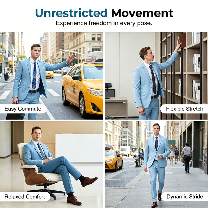 ⏳Time-Limited Special⏰Men's 2-Piece Modern Fit Business Suit Set