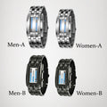 ⏳Time-Limited Special⏰Men's Binary LED Watch – Stainless Steel, Blue Light, Sporty, Water-Resistant, Modern ⚡