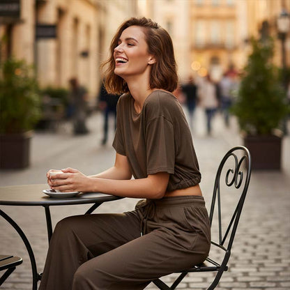 ⏳Time-Limited Special⏰Women's Off-Shoulder Top & Pants 2-Piece Set