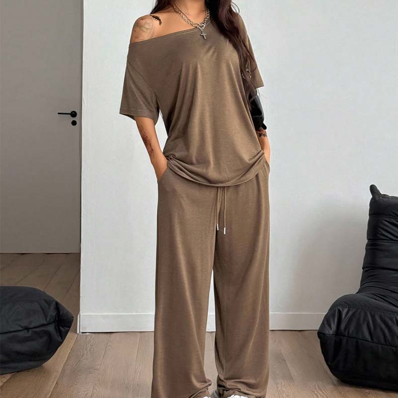 ⏳Time-Limited Special⏰Women's Off-Shoulder Top & Pants 2-Piece Set