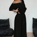 ⏳Time-Limited Special⏰Women's Off-Shoulder Top & Pants 2-Piece Set