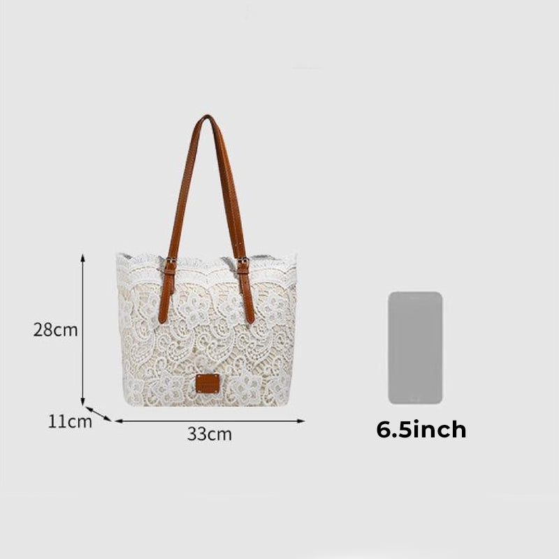⏳Time-Limited Special⏰Vintage Lace Shoulder Bag – Elegant Lace, Spacious Interior & Adjustable Strap
