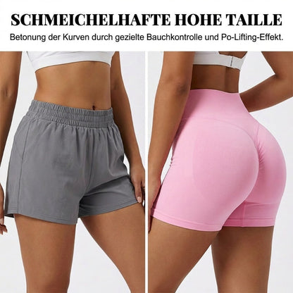 ⏳Time-Limited Special⏰Women's Halter & Shorts Set – Tummy Control, Seamless, Butt-Lifting 🍑