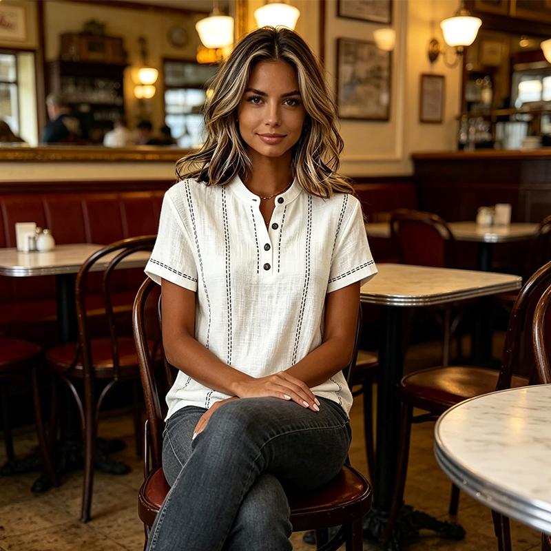 ⏳Time-Limited Special⏰Women's Casual Short Sleeve Top