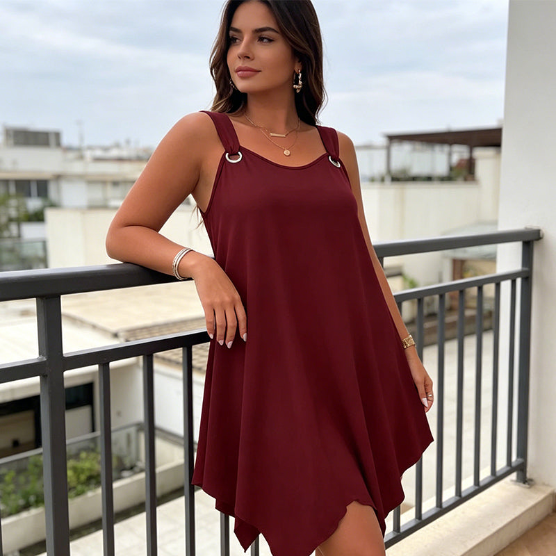 ⏳Time-Limited Special⏰Women's Sleeveless Dress with Asymmetrical Hem