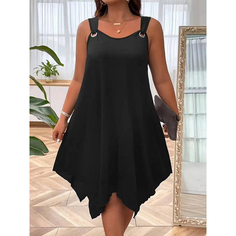 ⏳Time-Limited Special⏰Women's Sleeveless Dress with Asymmetrical Hem