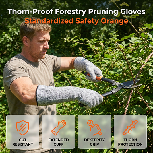 ✋ Level 5 Cut Resistant Safety Gloves – Puncture Proof, Breathable, Touchscreen Compatible. Great for Gardening, Glass Handling & Carpentry 🪴🔧