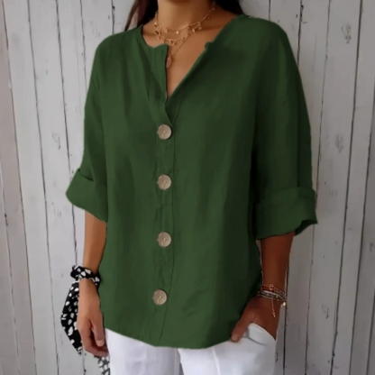 ⏳Time-Limited Special⏰Women's Loose Fashion Button Top