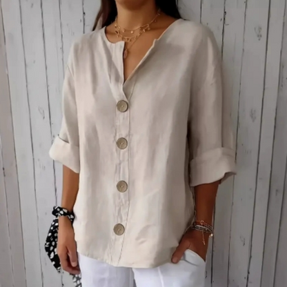 ⏳Time-Limited Special⏰Women's Loose Fashion Button Top