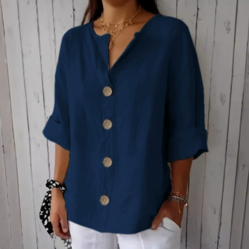 ⏳Time-Limited Special⏰Women's Loose Fashion Button Top