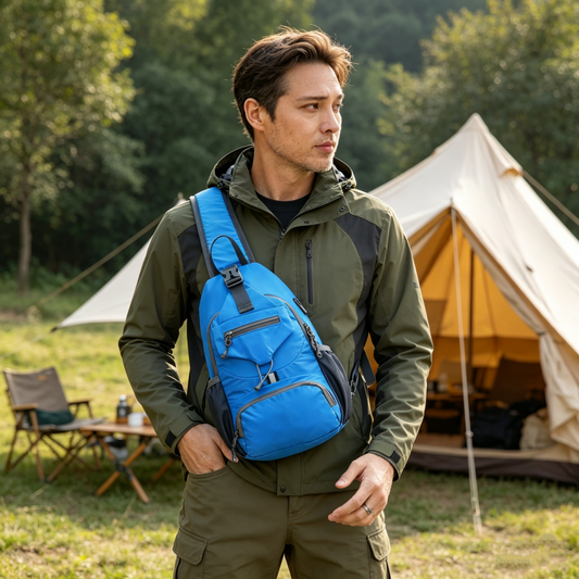 ⏳Time-Limited Special⏰UnisexMen's Outdoor Sling Bag – Multi-Pocket, Water-Resistant & Breathable – Perfect for Travel & Daily Use ✨