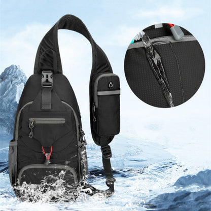 ⏳Time-Limited Special⏰UnisexMen's Outdoor Sling Bag – Multi-Pocket, Water-Resistant & Breathable – Perfect for Travel & Daily Use ✨