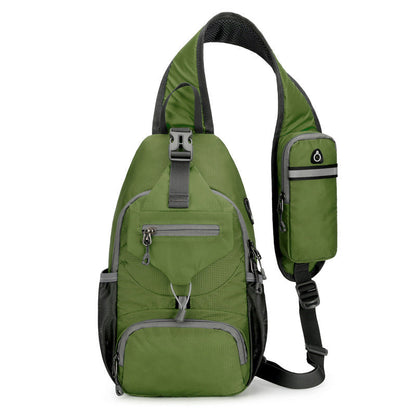 ⏳Time-Limited Special⏰UnisexMen's Outdoor Sling Bag – Multi-Pocket, Water-Resistant & Breathable – Perfect for Travel & Daily Use ✨