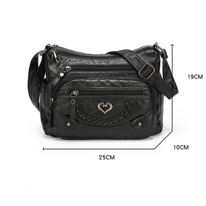 ⏳Time-Limited Special⏰Women's Soft PU Leather Multi-Pocket Crossbody Bag