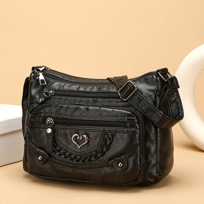 ⏳Time-Limited Special⏰Women's Soft PU Leather Multi-Pocket Crossbody Bag