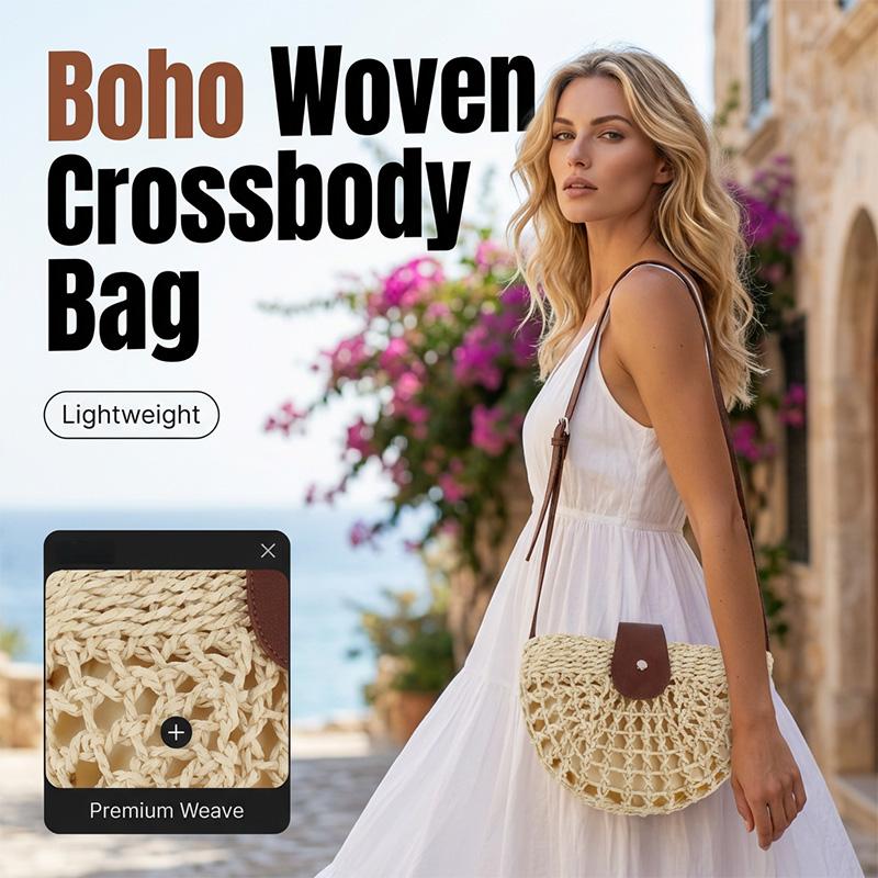 ⏳Time-Limited Special⏰Woven Crossbody Bag for Women