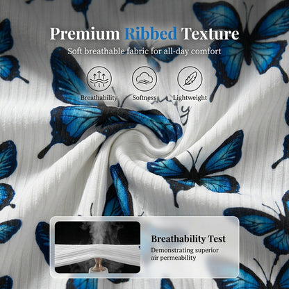 ⏳Time-Limited Special⏰Women's Cozy Butterfly Print Pajama Set