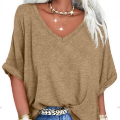 ⏳Time-Limited Special⏰Women's Casual Loose V-Neck Top