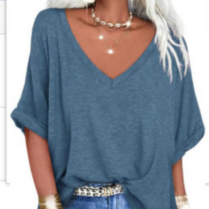 ⏳Time-Limited Special⏰Women's Casual Loose V-Neck Top