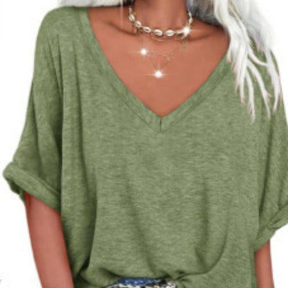 ⏳Time-Limited Special⏰Women's Casual Loose V-Neck Top