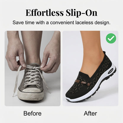 ⏳Time-Limited Special⏰Women's Breathable Mesh Slip-On Flat Shoes