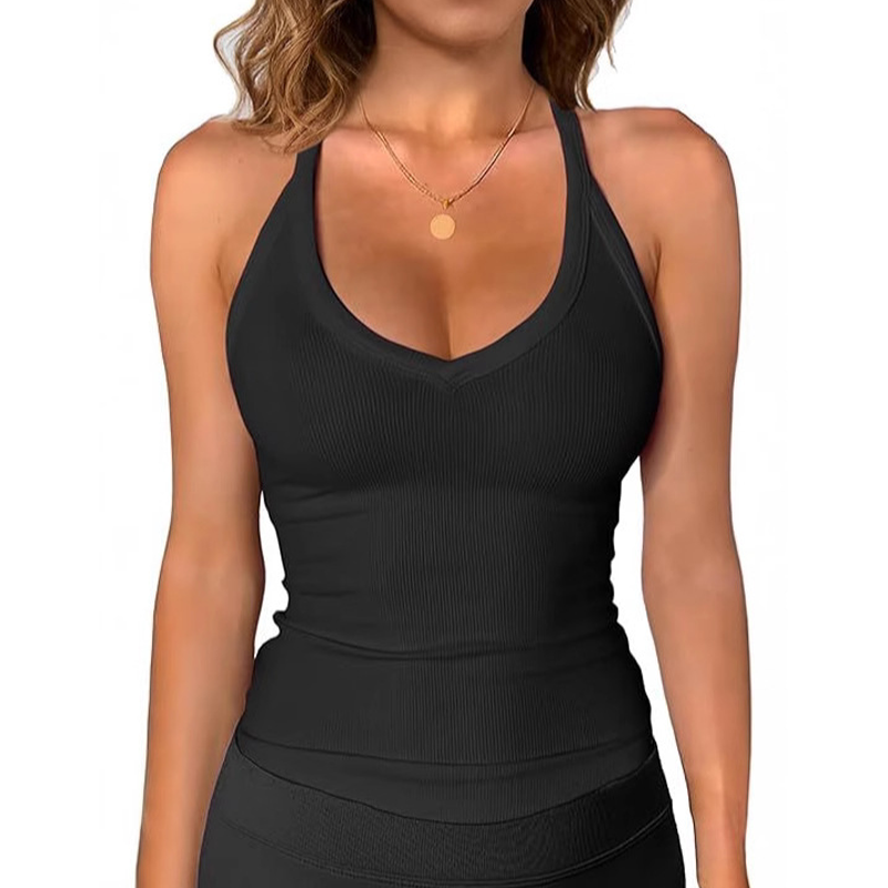 ⏳Time-Limited Special⏰Women's Ribbed V-Neck Tank Top