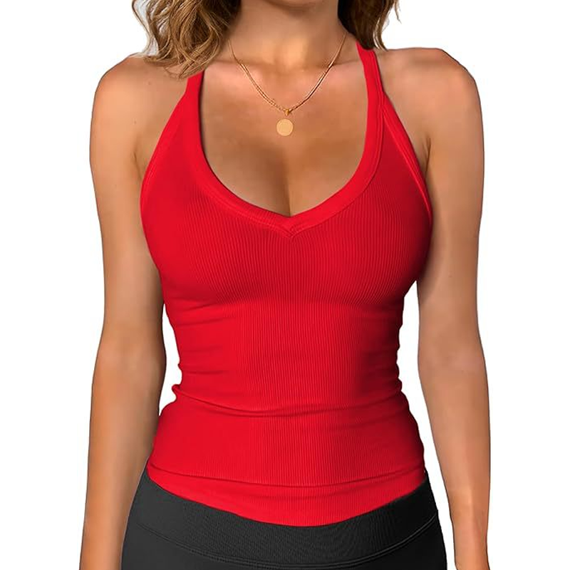 ⏳Time-Limited Special⏰Women's Ribbed V-Neck Tank Top