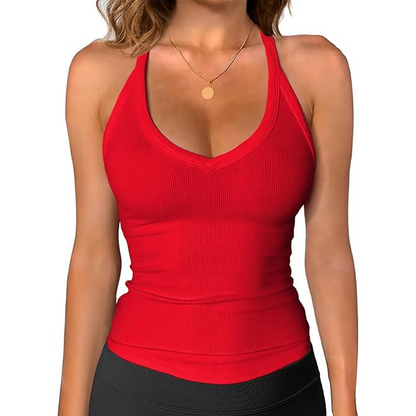 ⏳Time-Limited Special⏰Women's Ribbed V-Neck Tank Top