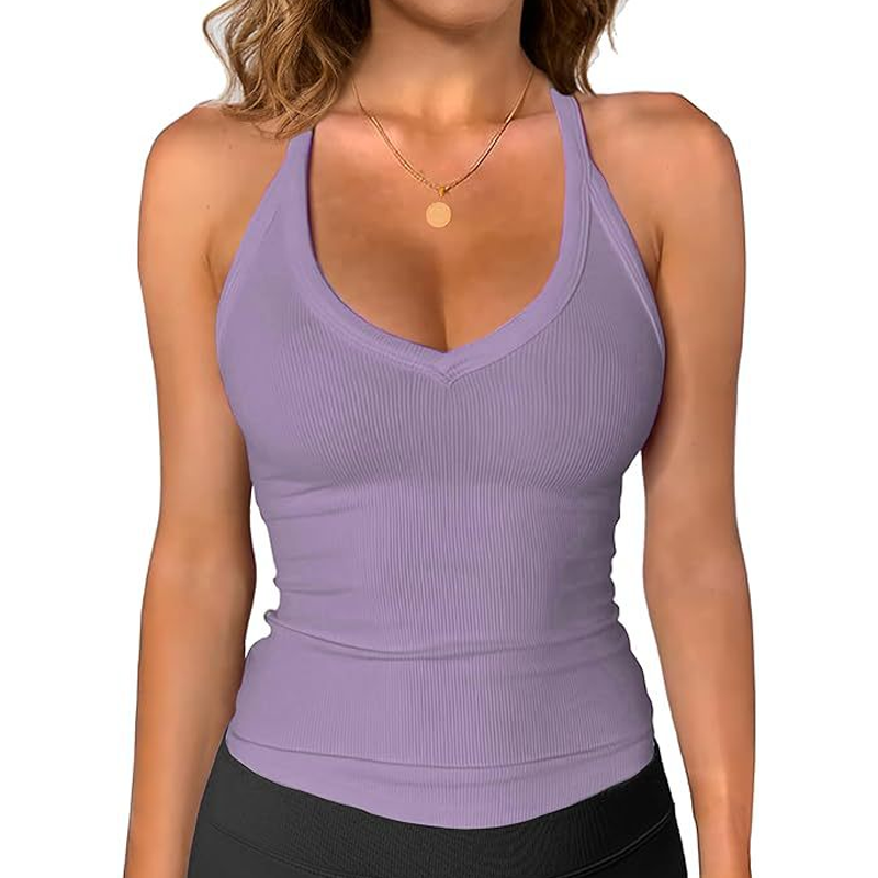 ⏳Time-Limited Special⏰Women's Ribbed V-Neck Tank Top