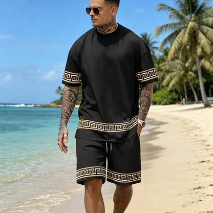 ⏳Time-Limited Special⏰Short Sleeve & Shorts Set – Breathable, Oversized ✨