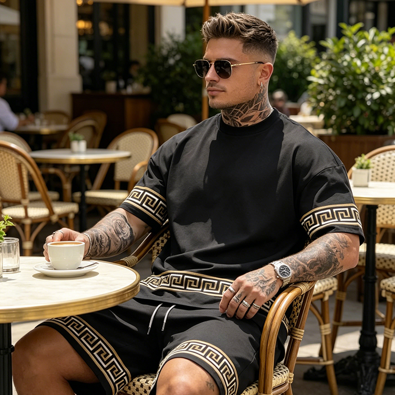 ⏳Time-Limited Special⏰Short Sleeve & Shorts Set – Breathable, Oversized ✨