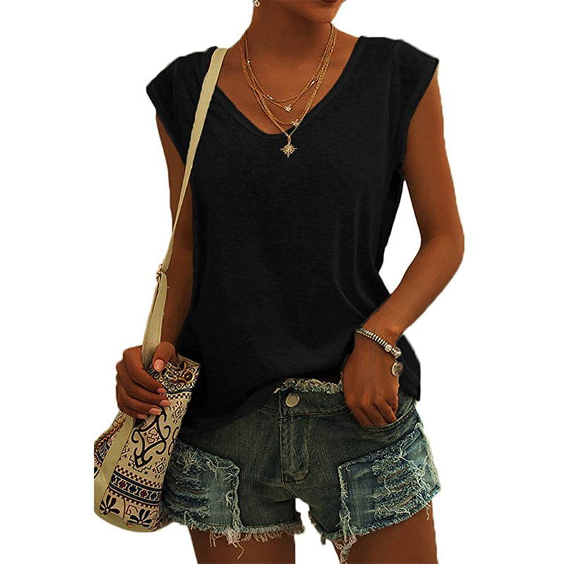 ⏳Time-Limited Special⏰Women's Casual V-Neck Loose Fit Tank Top